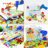 Maletín de Construcción Creativa con Taladro Infantil