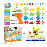 Maletín de Construcción Creativa con Taladro Infantil