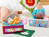 Caja de Pañuelos Sensoriales para Bebés