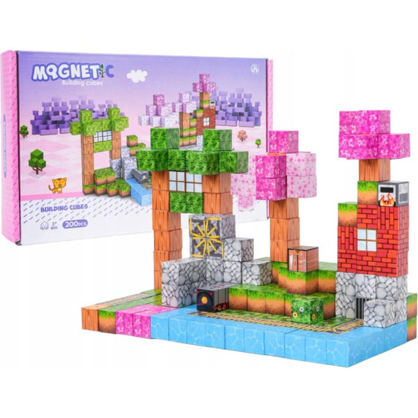 Cubos Magnéticos de Construcción 200 Piezas