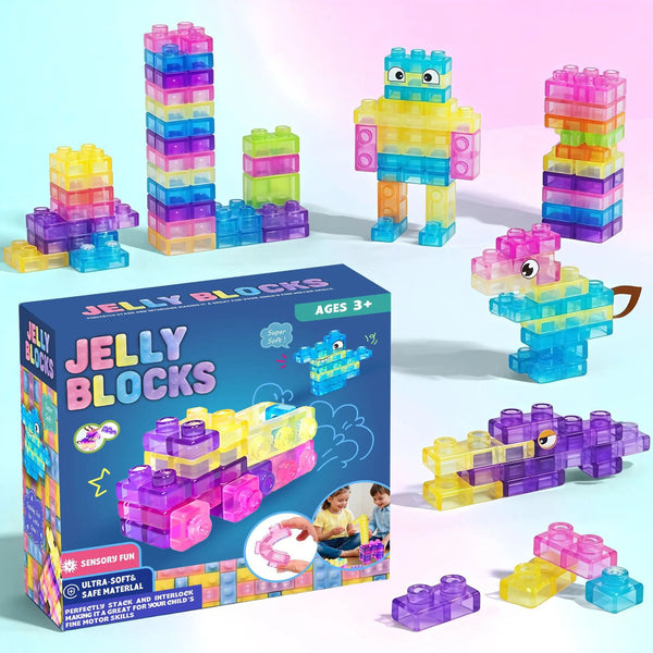 Bloques de Silicona Flexibles LEGO – 40 Piezas