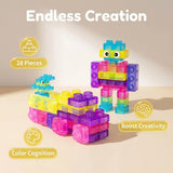 Bloques de Silicona Flexibles LEGO – 40 Piezas