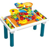 Mesa de Actividades con Bloques de Construcción 94 Piezas