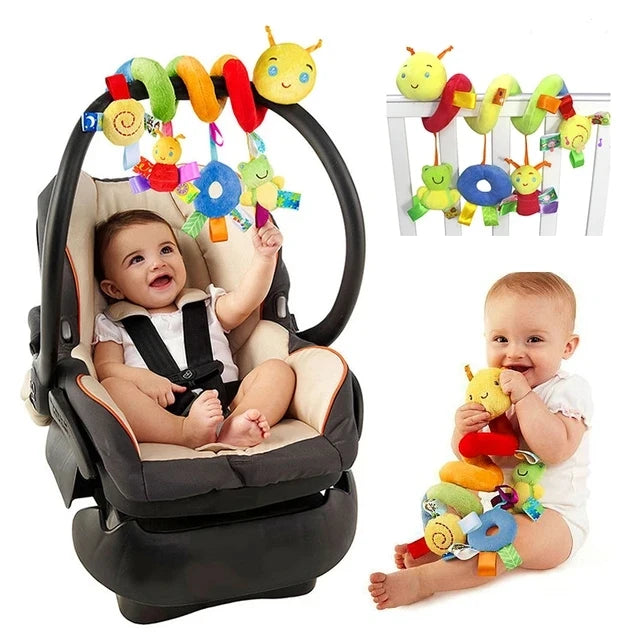 Sonajero espiral para coches y cuna