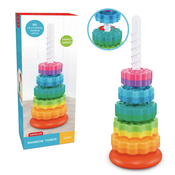 Juguete de Apilar y Girar para Bebés
