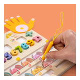 Tablero de Madera Montessori 2 en 1