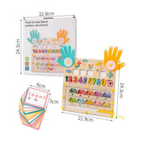 Tablero de Madera Montessori 2 en 1