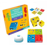 Juego de Mesa Educativo: Cubos de Expresiones y Rompecabezas Facial