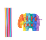 Tablero Sensorial de Silicona con Tiras