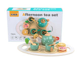 Juego de Té de Madera para Niños
