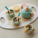 Juego de Té de Madera para Niños