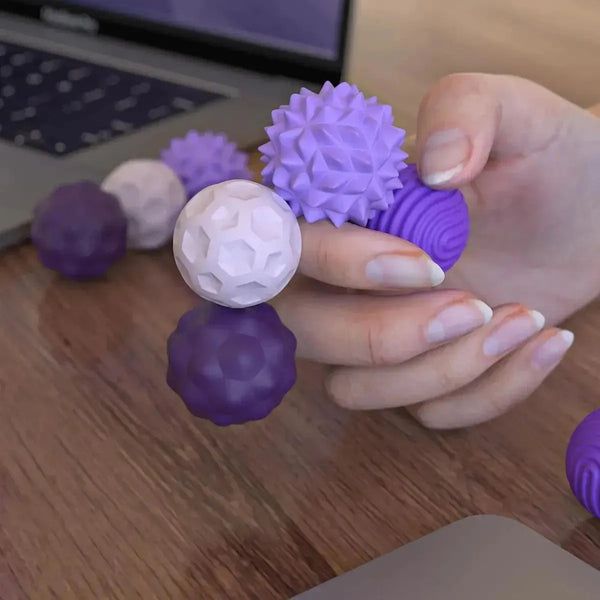 Set de Bolas Sensoriales Antiestrés con Texturas