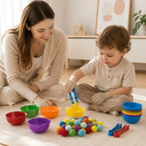 Set de Clasificación de Colores y Motricidad Fina Montessori