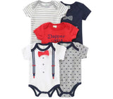 Bodies Manga Cortas Mini Gentleman Para Bebés
