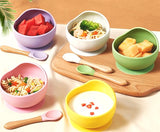 Bowls de Silicona con Ventosa