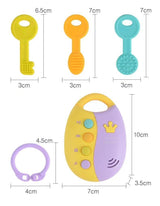 Llavero mordedor para bebe con control remoto musical