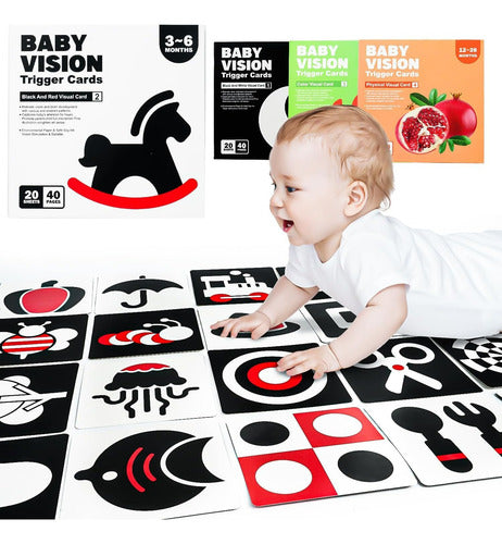 Tarjetas de Estimulación Visual para Bebés 0 a 36 meses