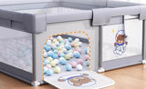 Corral para Bebés + Alfombra Play Mat Reversible