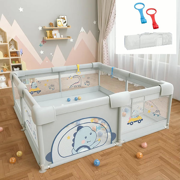 Corral para Bebés + Alfombra Play Mat Reversible