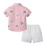 Conjunto de Camisa Rayas