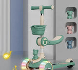 Scooter Infantil con Luces y Accesorios