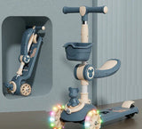 Scooter Infantil con Luces y Accesorios