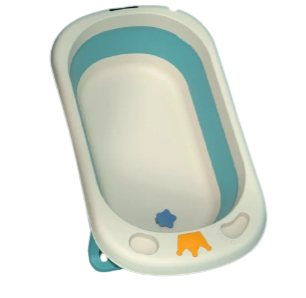 Bañera Plegable con Termómetro Digital