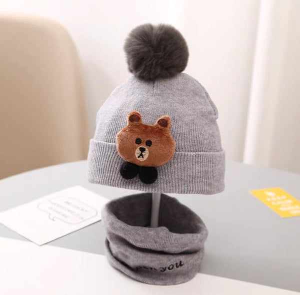 Set Gorro más Bufanda de Lana