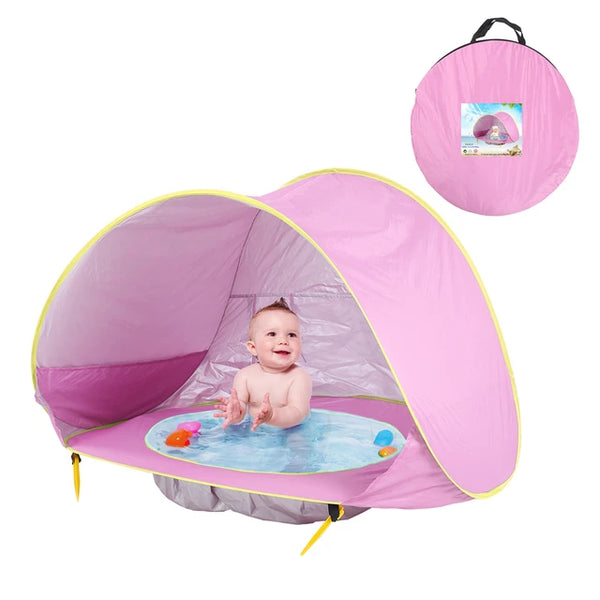 Carpas con protección UV más piscina incorporada Verano