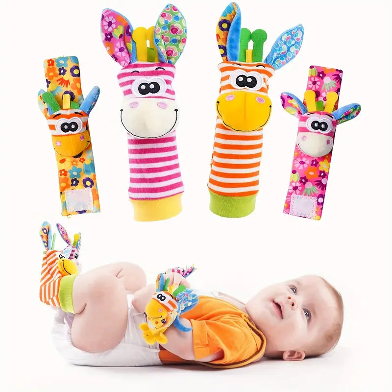 Set sonajero calcetines y brazaletes