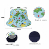 Gorro Reversible Para Niño Protección Solar